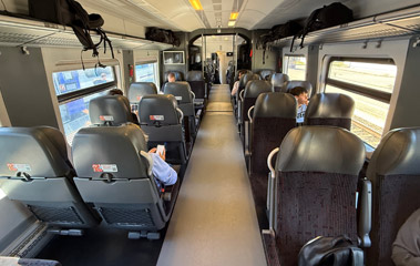 2nd class on the Vilnius to Riga train