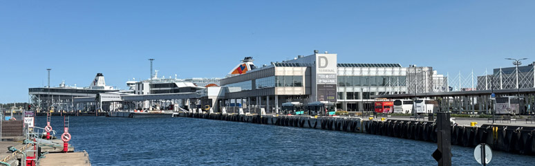 Tallinn's D-Terminal, used by the Stockholm-Tallinn ferry