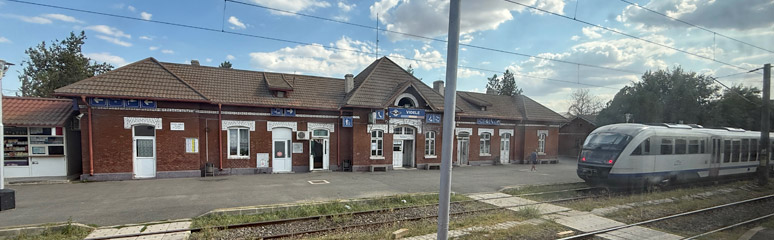 Videle station in Romania