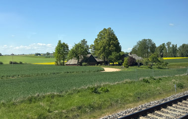 Scenery between Mockava and Vilnius