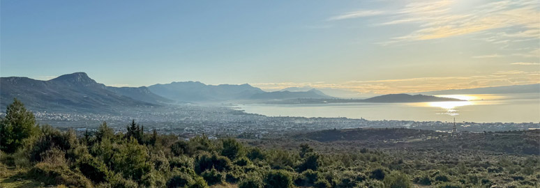 The Zagreb-Split train near Split