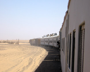 Train from Wadi Halfa to Khartoum, Sudan