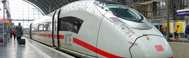 Trains from Frankfurt to other European | Times, fares, tickets