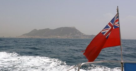 Rock of Gibraltar from the sea