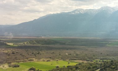 More scenery on the train to Athens