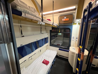 The sleeper train from Berlin to Budapest