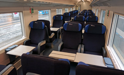 InterCity train, 1st class