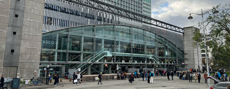 Gare Montparnasse, facade