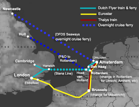 How To Travel From The Uk To The Netherlands By Train Or Ferry