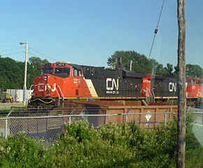 CN freight locomotives