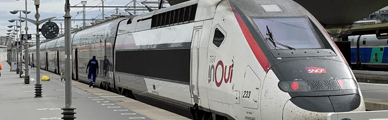 TGV Duplex train from Paris to Nice