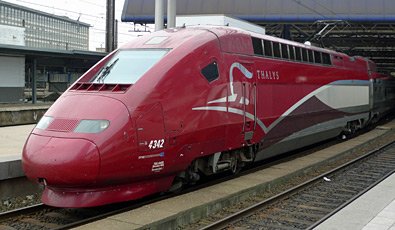 A Thalys train at Brussels Midi