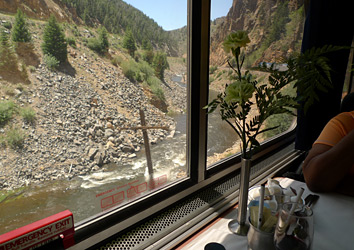 More Colorado scenery seen over lunch on the California Zephyr
