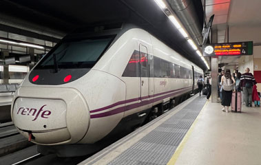 Barcelona to San Sebastian train at Barcelona Sants