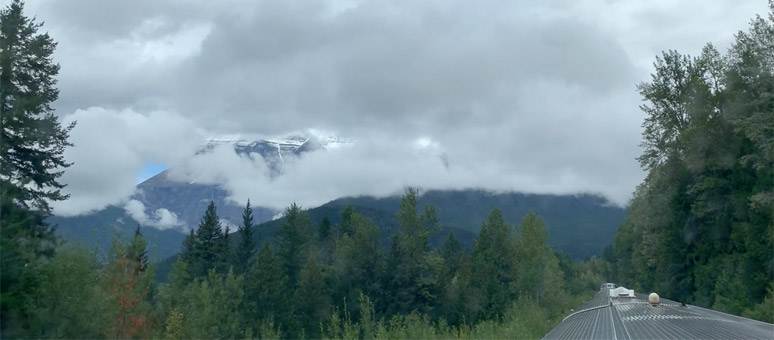 Mt Robson, seen from the train