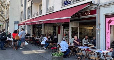 Lausanne station Cafe du Simplon