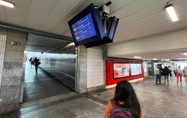 Lausanne station underpass