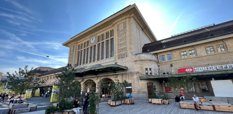 Lausanne station exterior
