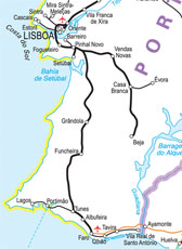 Lisbon Faro Train Map 