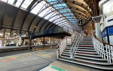 York station footbridge