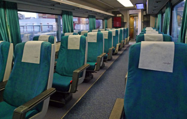Turista Plus seats on Madrid-Algeciras train