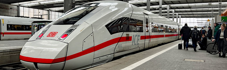 Trains from Munich to other European cities