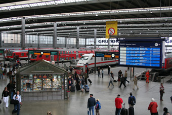 Trains from Munich