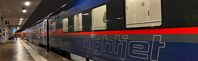 New-generation Nightjet train