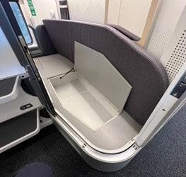 Mini-cabins in new generation Nightjet train