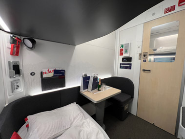 Comfort sleeper in new generation Nightjet train