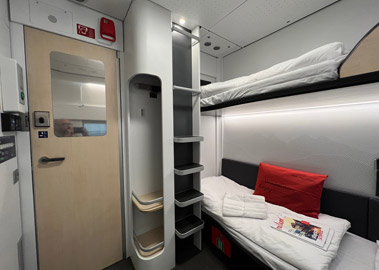 Comfort Plus sleeper in new generation Nightjet train
