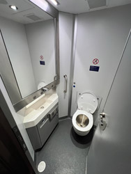 Toilet in new generation Nightjet train