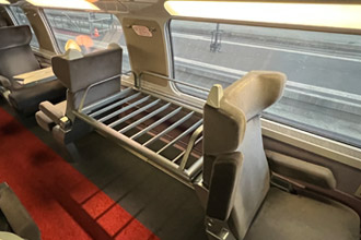 TGV Lyria luggage rack