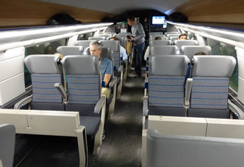 TGV Ocane 2nd class seats