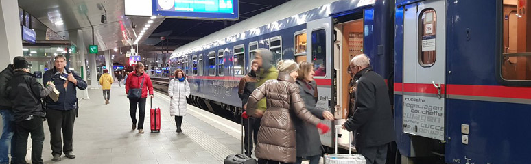 Vienna to Berlin Nightjet sleeper train