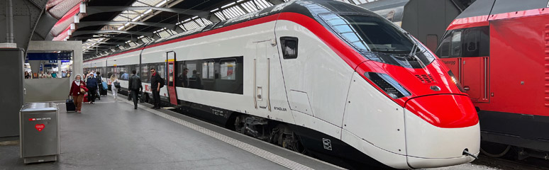 Switzerland to Milan & Venice by EuroCity train