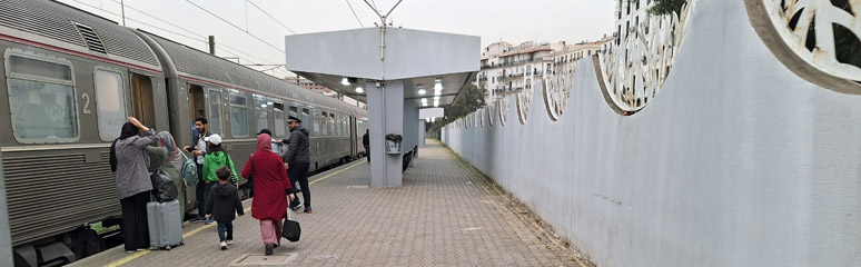 Train to Annaba at Algiers Agha station