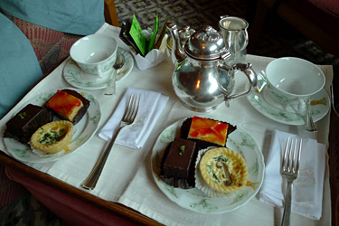 Afternoon tea on the E&O, also served in your compartment