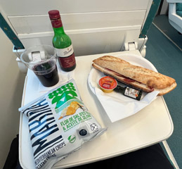 Iberico meal deal on an Alvia train 