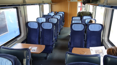 2nd class on the Intercity