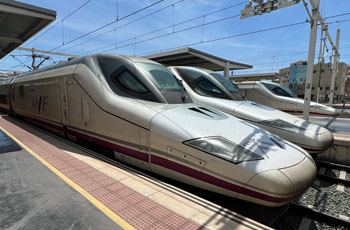 AVE trains at Alicante