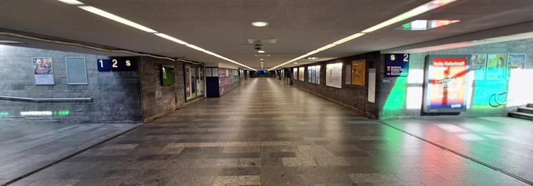 Berlin Lichtenburg subway