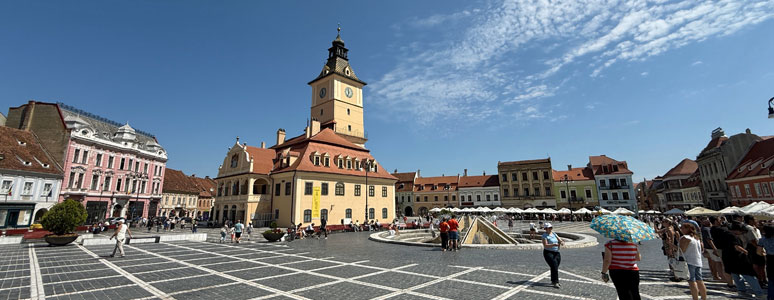 Brasov old town square
