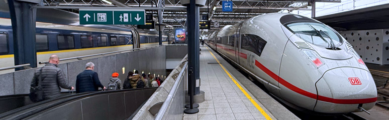 20-minute connection between Eurostar and ICE