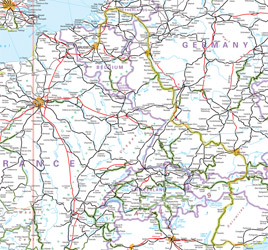 Berlin to Budapest sleeper train route map