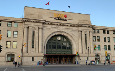 Winnipeg Union Station - exterior