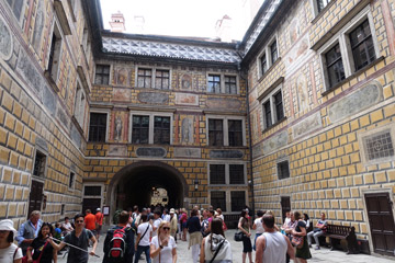 Inside the castle, inner courtyard