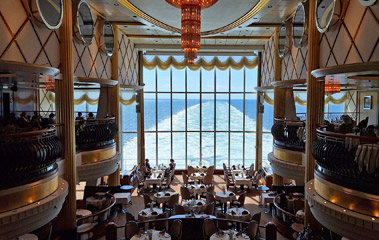 Restaurant on Kiel to Oslo ferry