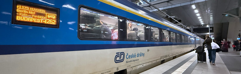 Berlin to Bratislava by Comfortjet train 'Hungaria'