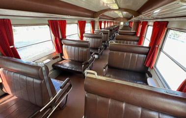 Soreframe car on a Douro Valley train